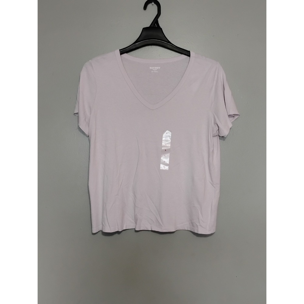 Old Navy Everywear V-Neck Striped T-shirt Size Large